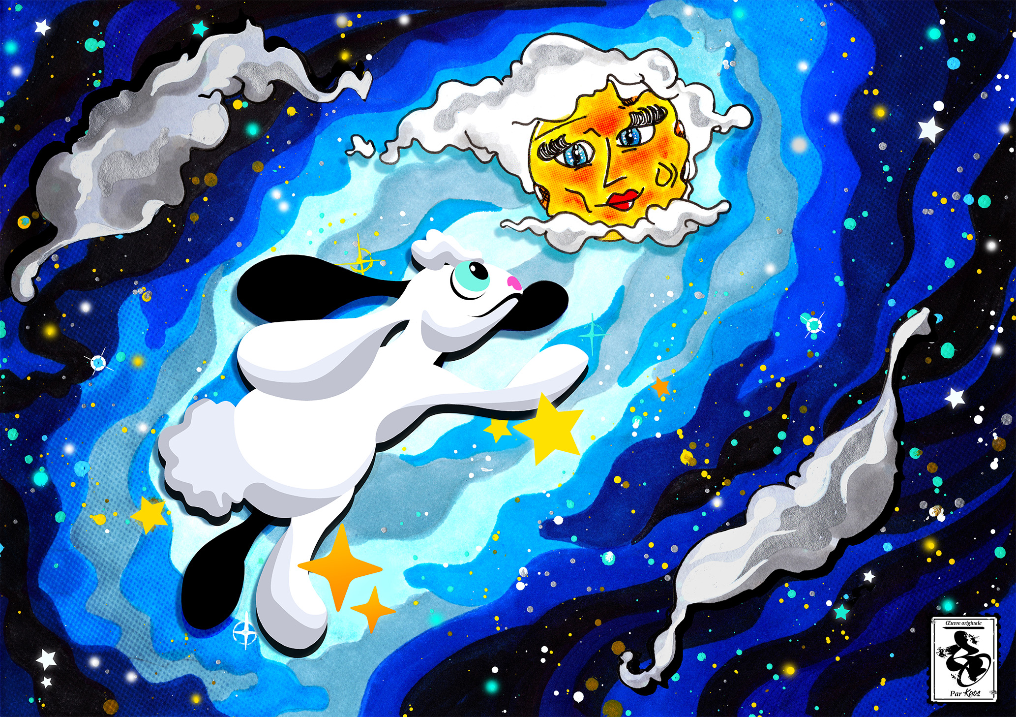 Le Lapin et la Lune